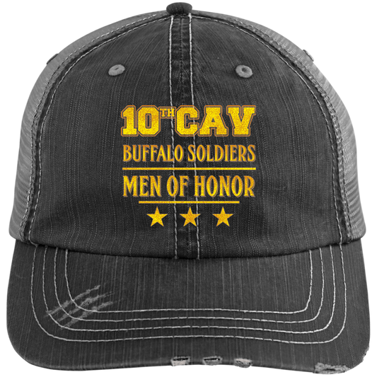 Distressed Unstructured Buffalo Soldier Cap-men's