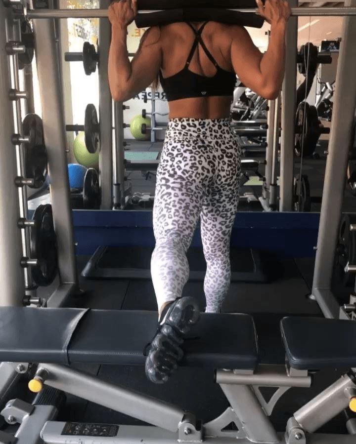 High Waist Leopard Print Fitness Leggings