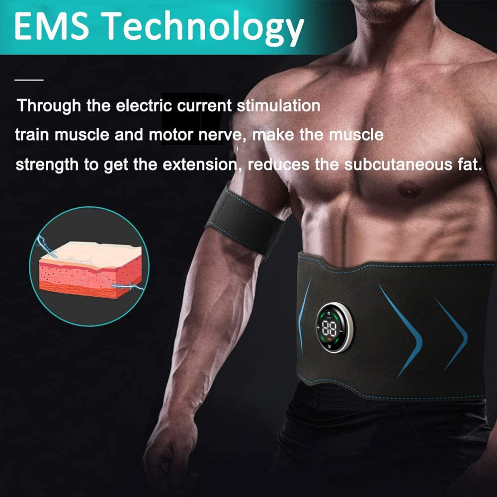 EMS Electric Abdominal Slimming Waist  Belt