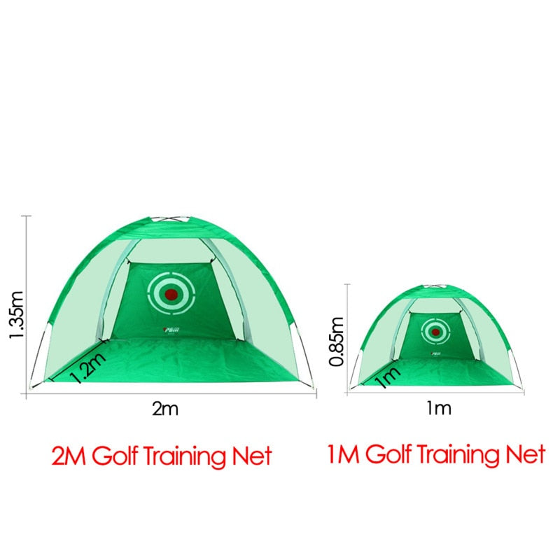 PGM Indoor Outdoor Foldable Golf Practice Net Golf Hitting Cage Garden Grassland Practice Tent Golf Training Equipment