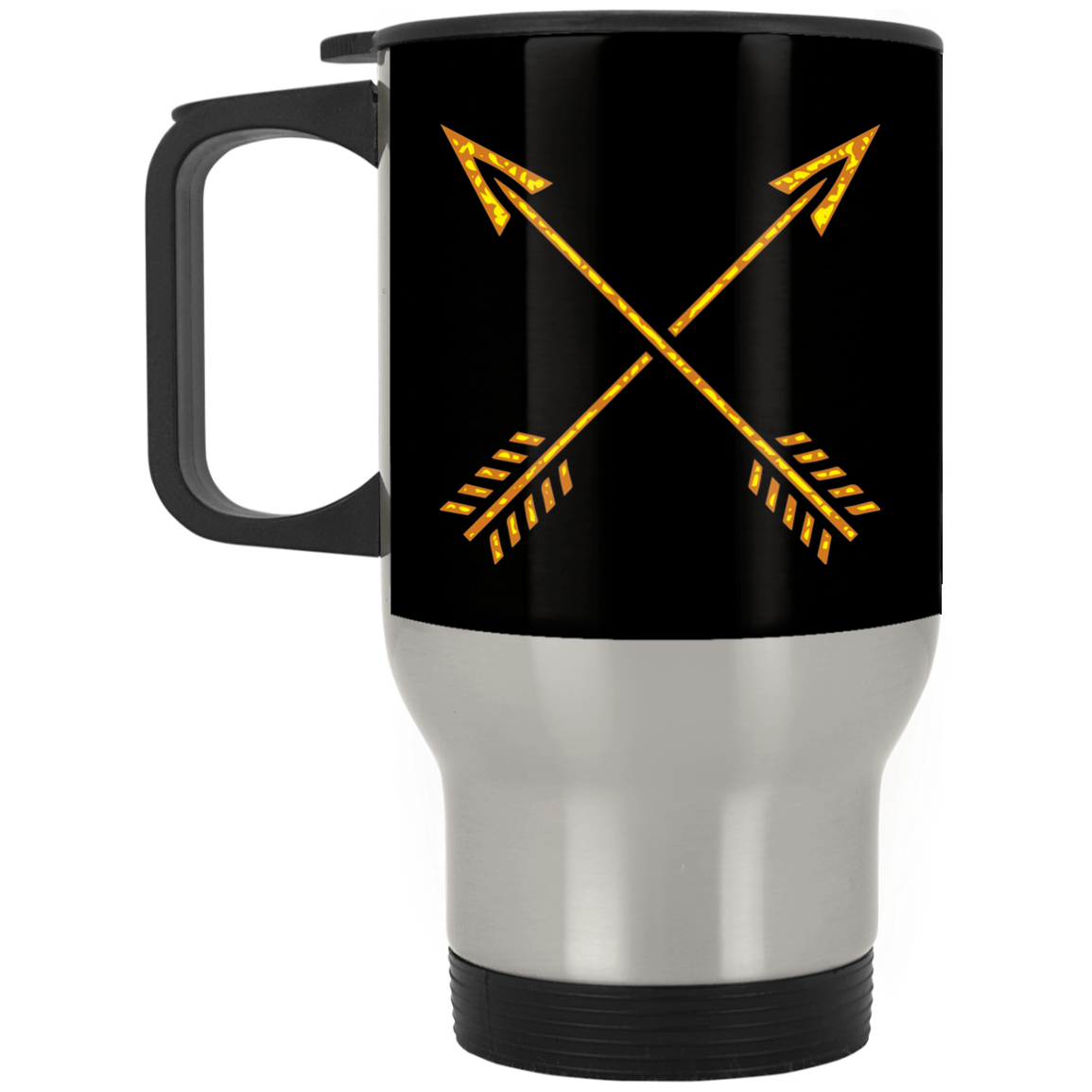 Buffalo Soldiers-Silver Stainless Travel Mug