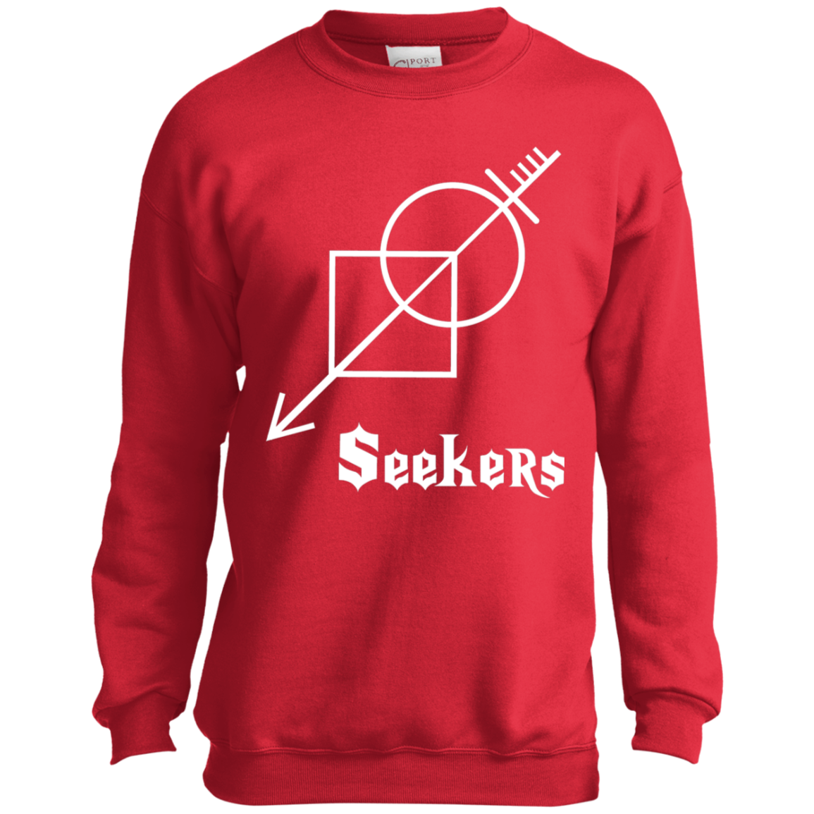 Seekers-Port and Co. Youth Crewneck Sweatshirt-men's