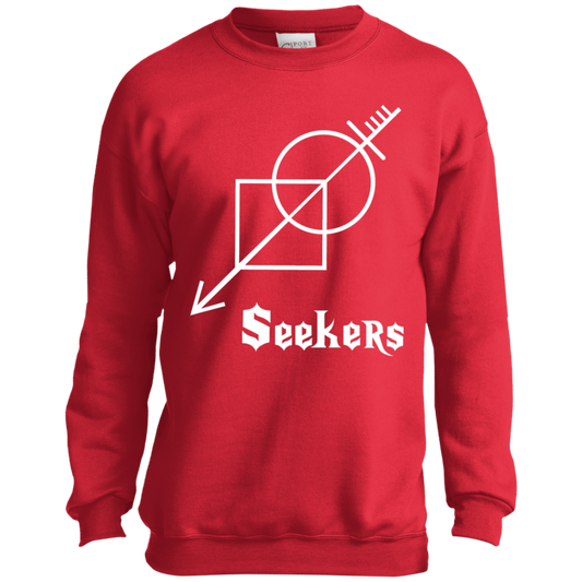 Seekers-Port and Co. Youth Crewneck Sweatshirt-men's