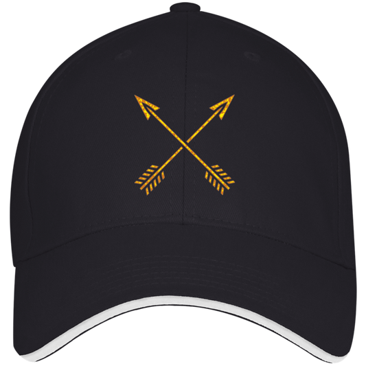 Buffalo Soldiers- Structured Twill Cap With Sandwich Visor