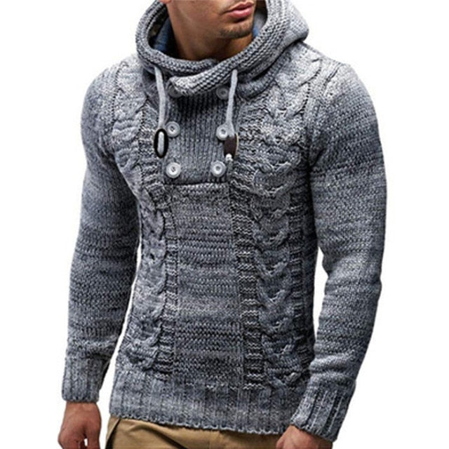 NaranjaSabor New Men's Hoodie 2020 Winter Men Warm Hooded Knitted Fashion Pullovers Sweatshirt Male Casual Brand Clothing N632