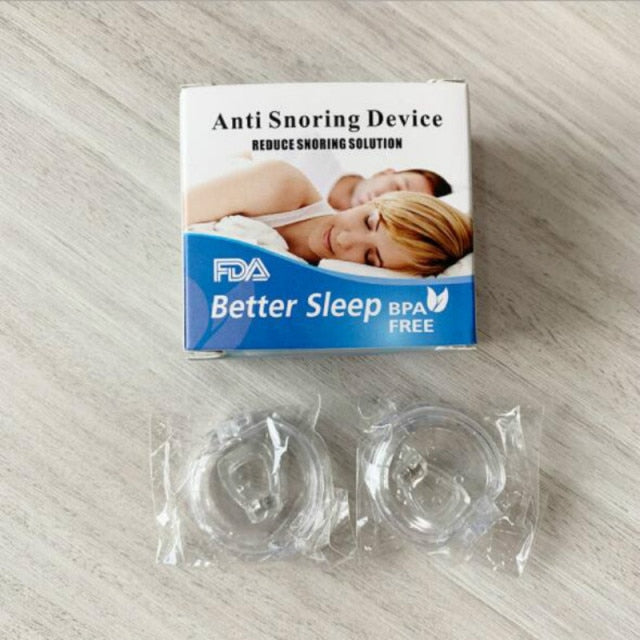 1PC Silicone Nose Clip Magnetic Anti Snore Stopper Snoring Silent Sleep Aid Device Guard Night Anti Snoring Device Health Care