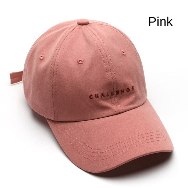 SLECKTON 2021 New Baseball Cap for Women and Men Summer Fashion Visors Cap Boys Girls Casual Snapback Hat CHALLENGE Hip Hop Hats