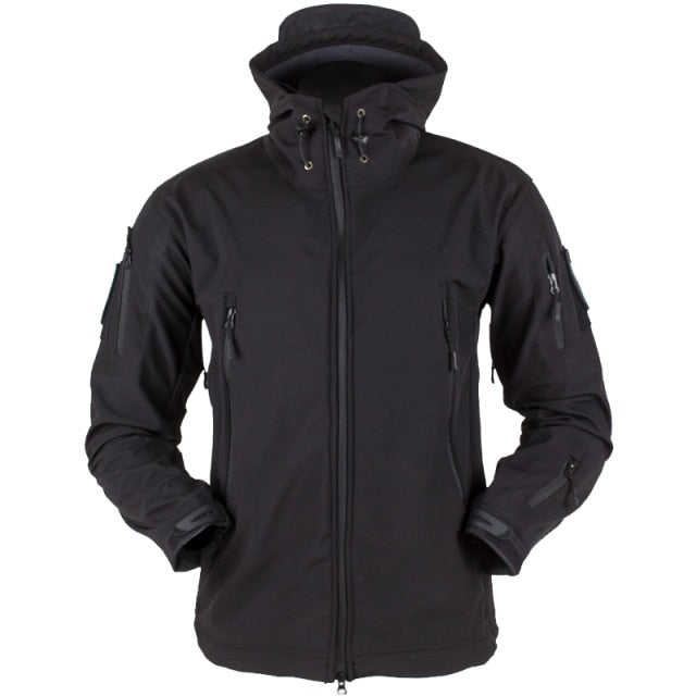 Men's jacket Outdoor Soft Shell Fleece Hoodie ,Men's And Women's Windproof  Waterproof Breathable And Thermal Three-unisex