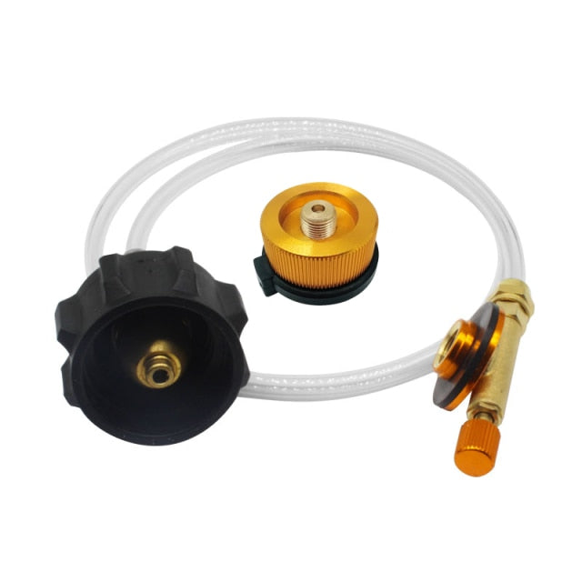 Outdoor Camping Gas Stove Propane Refill Adapter Tank Coupler Adaptor Gas Charging -Unisex