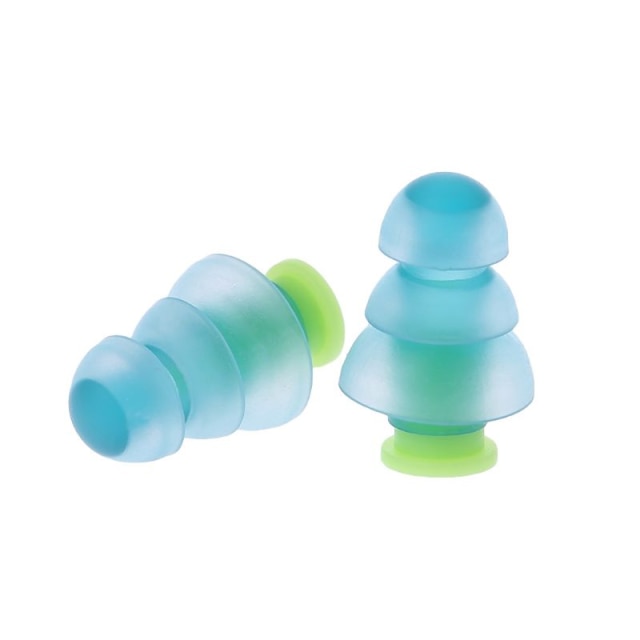 Silicone Sleeping Ear Plugs Sound Insulation Ear Protection Earplugs Anti-Noise Plugs for Travel Silicone Soft Noise Reduction