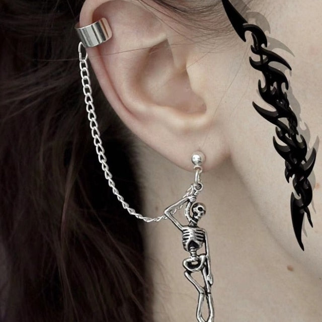 Fashion Earring For Women Cross Drop Earrings Puck Rock Vintage Crystal Ear Cuff Girls Jewerly Cool Butterfly Bohemia 2021Trend