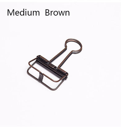 Cute Kawaii Colorful Metal Paper Clips Binder Clip For Photo Message Ticket File -Gadget