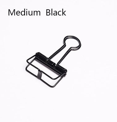 Cute Kawaii Colorful Metal Paper Clips Binder Clip For Photo Message Ticket File -Gadget