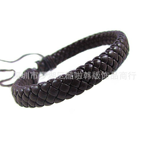 Men ,Women#39;s Wrap Braided Leather Bracelet-Unisex